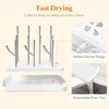 image:imageLifewit Baby Bottle Drying Rack with Tray Portable Bottle Drying Tree for Home amp Travel Space Saving Dryer Holder for Nipples Pump Parts Pacifiers Storage Newborn Essentials BPA Free