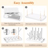 image:imageLifewit Baby Bottle Drying Rack with Tray Portable Bottle Drying Tree for Home amp Travel Space Saving Dryer Holder for Nipples Pump Parts Pacifiers Storage Newborn Essentials BPA Free