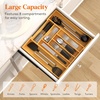 image:imageLifewit Silverware Drawer Organizer Expandable Utensil Tray for Kitchen Flatware and Cutlery Holder Wood Adjustable Storage for Spoons Forks Knives 102181 x 167 NaturalNatural