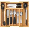 image:imageLifewit Silverware Drawer Organizer Expandable Utensil Tray for Kitchen Flatware and Cutlery Holder Wood Adjustable Storage for Spoons Forks Knives 102181 x 167 NaturalNatural