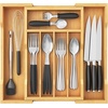 image:imageLifewit Silverware Drawer Organizer Expandable Utensil Tray for Kitchen Flatware and Cutlery Holder Wood Adjustable Storage for Spoons Forks Knives 102181 x 167 NaturalNatural