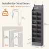 image:imageLifewit 6 Tier Over the Door Shoe Organizer with 11 Large Deep Pockets Fabric Hanging Shoes Shelf for Closet Dorm Storage Fit Up to 12 Pair Shoe Rack Holder for Sneakers Boots GrayGray