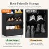 image:imageLifewit 6 Tier Over the Door Shoe Organizer with 11 Large Deep Pockets Fabric Hanging Shoes Shelf for Closet Dorm Storage Fit Up to 12 Pair Shoe Rack Holder for Sneakers Boots GrayBlack