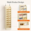 image:imageLifewit 6 Tier Over the Door Shoe Organizer with 11 Large Deep Pockets Fabric Hanging Shoes Shelf for Closet Dorm Storage Fit Up to 12 Pair Shoe Rack Holder for Sneakers Boots GrayBeige