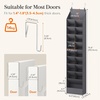 image:imageLifewit 6 Tier Over the Door Shoe Organizer with 11 Large Deep Pockets Fabric Hanging Shoes Shelf for Closet Dorm Storage Fit Up to 12 Pair Shoe Rack Holder for Sneakers Boots GrayGray