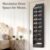 image:imageLifewit 6 Tier Over the Door Shoe Organizer with 11 Large Deep Pockets Fabric Hanging Shoes Shelf for Closet Dorm Storage Fit Up to 12 Pair Shoe Rack Holder for Sneakers Boots GrayBlack