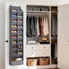 image:imageLifewit 6 Tier Over the Door Shoe Organizer with 11 Large Deep Pockets Fabric Hanging Shoes Shelf for Closet Dorm Storage Fit Up to 12 Pair Shoe Rack Holder for Sneakers Boots GrayGray