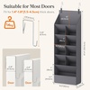 image:imageLifewit 6 Tier Over the Door Shoe Organizer with 11 Large Deep Pockets Fabric Hanging Shoes Shelf for Closet Dorm Storage Fit Up to 12 Pair Shoe Rack Holder for Sneakers Boots GrayGray