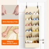 image:imageLifewit 6 Tier Over the Door Shoe Organizer with 11 Large Deep Pockets Fabric Hanging Shoes Shelf for Closet Dorm Storage Fit Up to 12 Pair Shoe Rack Holder for Sneakers Boots GrayBeige