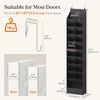 image:imageLifewit 6 Tier Over the Door Shoe Organizer with 11 Large Deep Pockets Fabric Hanging Shoes Shelf for Closet Dorm Storage Fit Up to 12 Pair Shoe Rack Holder for Sneakers Boots GrayBlack