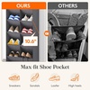 image:imageLifewit 6 Tier Over the Door Shoe Organizer with 11 Large Deep Pockets Fabric Hanging Shoes Shelf for Closet Dorm Storage Fit Up to 12 Pair Shoe Rack Holder for Sneakers Boots GrayGray