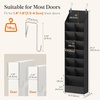 image:imageLifewit 6 Tier Over the Door Shoe Organizer with 11 Large Deep Pockets Fabric Hanging Shoes Shelf for Closet Dorm Storage Fit Up to 12 Pair Shoe Rack Holder for Sneakers Boots GrayBlack