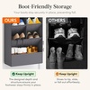 image:imageLifewit 6 Tier Over the Door Shoe Organizer with 11 Large Deep Pockets Fabric Hanging Shoes Shelf for Closet Dorm Storage Fit Up to 12 Pair Shoe Rack Holder for Sneakers Boots GrayGray