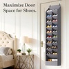 image:imageLifewit 6 Tier Over the Door Shoe Organizer with 11 Large Deep Pockets Fabric Hanging Shoes Shelf for Closet Dorm Storage Fit Up to 12 Pair Shoe Rack Holder for Sneakers Boots GrayGray