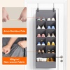 image:imageLifewit 6 Tier Over the Door Shoe Organizer with 11 Large Deep Pockets Fabric Hanging Shoes Shelf for Closet Dorm Storage Fit Up to 12 Pair Shoe Rack Holder for Sneakers Boots GrayGray