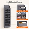 image:imageLifewit 6 Tier Over the Door Shoe Organizer with 11 Large Deep Pockets Fabric Hanging Shoes Shelf for Closet Dorm Storage Fit Up to 12 Pair Shoe Rack Holder for Sneakers Boots GrayGray