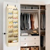 image:imageLifewit 6 Tier Over the Door Shoe Organizer with 11 Large Deep Pockets Fabric Hanging Shoes Shelf for Closet Dorm Storage Fit Up to 12 Pair Shoe Rack Holder for Sneakers Boots GrayBeige