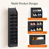 image:imageLifewit 6 Tier Over the Door Shoe Organizer with 11 Large Deep Pockets Fabric Hanging Shoes Shelf for Closet Dorm Storage Fit Up to 12 Pair Shoe Rack Holder for Sneakers Boots GrayBlack