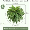 image:imageLifewit Artificial Fern Bush Faux Fern Plant with 96 Large Fern Fronds43 55 Fronds