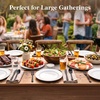 image:imageLifewit Black Plastic Silverware Disposable Heavy Duty flatware SetBlack