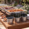 image:imageLifewit Black Plastic Silverware Disposable Heavy Duty flatware SetBlack