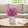 image:imageLifewit Fall Artificial Flowers for Outdoor Faux Flowers for Garden DecorFuchsia  Purple