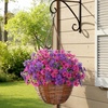 image:imageLifewit Fall Artificial Flowers for Outdoor Faux Flowers for Garden DecorFuchsia  Purple