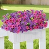 image:imageLifewit Fall Artificial Flowers for Outdoor Faux Flowers for Garden DecorFuchsia  Purple