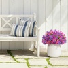 image:imageLifewit Fall Artificial Flowers for Outdoor Faux Flowers for Garden DecorFuchsia  Purple