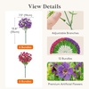 image:imageLifewit Fall Artificial Flowers for Outdoor Faux Flowers for Garden DecorFuchsia  Purple