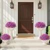 image:imageLifewit Fall Artificial Flowers for Outdoor Faux Flowers for Garden DecorFuchsia  Purple