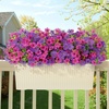 image:imageLifewit Fall Artificial Flowers for Outdoor Faux Flowers for Garden DecorFuchsia  Purple