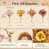 image:imageLifewit Fall Artificial Flowers for Outdoor Faux Flowers for Garden DecorOrange Brown