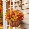 image:imageLifewit Fall Artificial Flowers for Outdoor Faux Flowers for Garden DecorSunset Orange