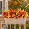 image:imageLifewit Fall Artificial Flowers for Outdoor Faux Flowers for Garden DecorSunset Orange