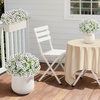 image:imageLifewit Fall Artificial Flowers for Outdoor Faux Flowers for Garden DecorWhite