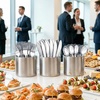 image:imageLifewit Gold Plastic Silverware Disposable Heavy Duty flatware SetSilver