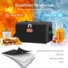 image:imageLifewit Insulated Lunch Box for Women Men Adults LeakProof Lunch Bag with Adjustable Strap Reusable Soft Cooler Tote Food Container for Work Picnic Travel Black 98 x 61 x 67