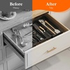 image:imageLifewit Utensil Organizer for Kitchen Drawers Expandable Utensil TrayBlack