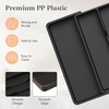 image:imageLifewit Utensil Organizer for Kitchen Drawers Expandable Utensil TrayBlack