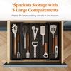 image:imageLifewit Utensil Organizer for Kitchen Drawers Expandable Utensil TrayBlack