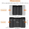 image:imageLifewit Utensil Organizer for Kitchen Drawers Expandable Utensil TrayBlack