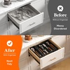 image:imageLifewit Utensil Organizer for Kitchen Drawers Expandable Utensil TrayBlack