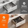 image:imageLifewit Utensil Organizer for Kitchen Drawers Expandable Utensil TrayBlack