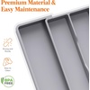 image:imageLifewit Utensil Organizer for Kitchen Drawers Expandable Utensil TrayGray