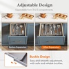 image:imageLifewit Utensil Organizer for Kitchen Drawers Expandable Utensil TrayGray