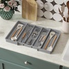 image:imageLifewit Utensil Organizer for Kitchen Drawers Expandable Utensil TrayGray