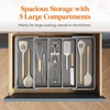 image:imageLifewit Utensil Organizer for Kitchen Drawers Expandable Utensil TrayGray
