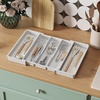 image:imageLifewit Utensil Organizer for Kitchen Drawers Expandable Utensil TrayWhite