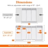 image:imageLifewit Utensil Organizer for Kitchen Drawers Expandable Utensil TrayWhite